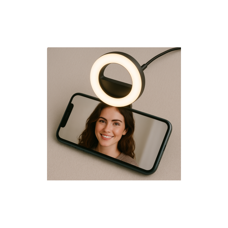 Luces LED para selfies y videollamadas | Iluminación portátil